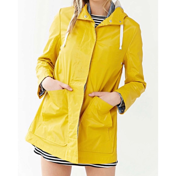 BDG Jackets & Blazers - Urban Outfitters BDG Fisherman Raincoat Yellow M